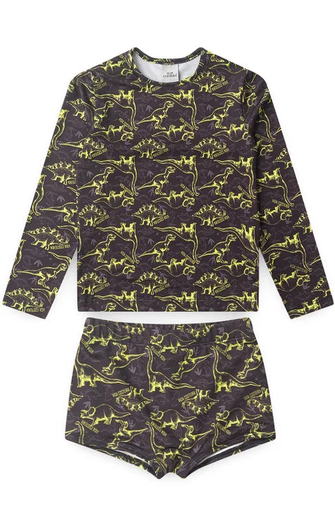 Boys Dino UV Rashguard Set