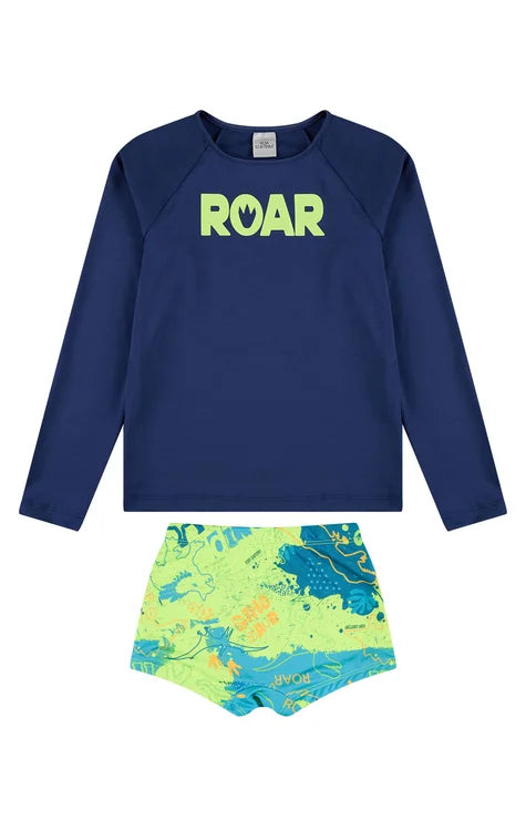 Boys Roar UV Rashguard Set