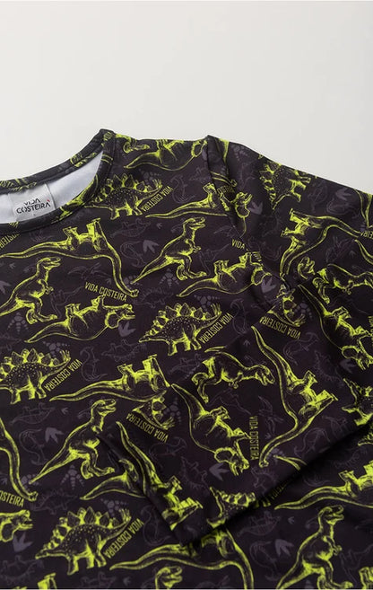 Boys Dino UV Rashguard Set