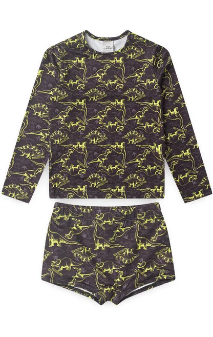 Boys Dino UV Rashguard Set