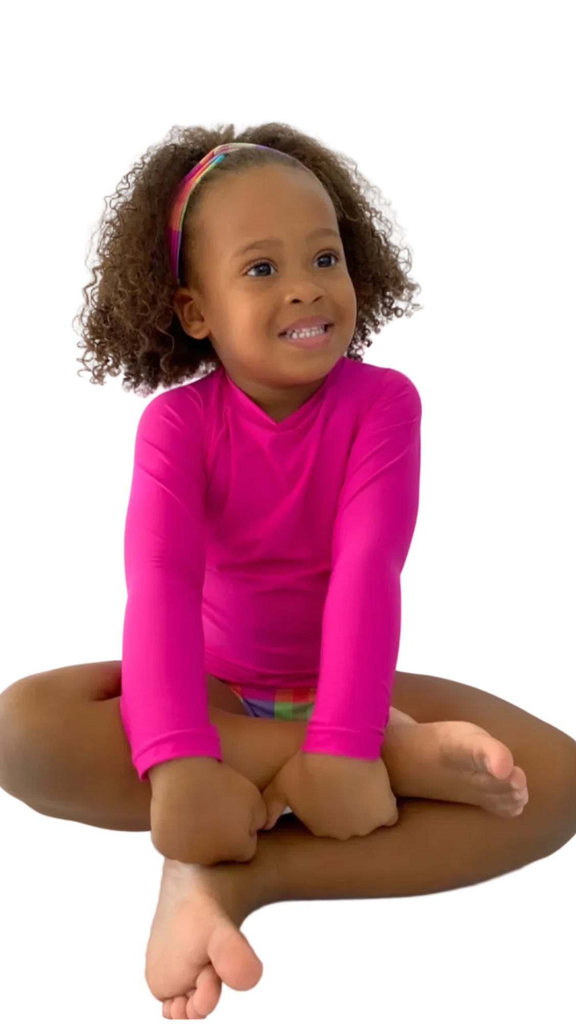 Girls Pink UV Rashguard