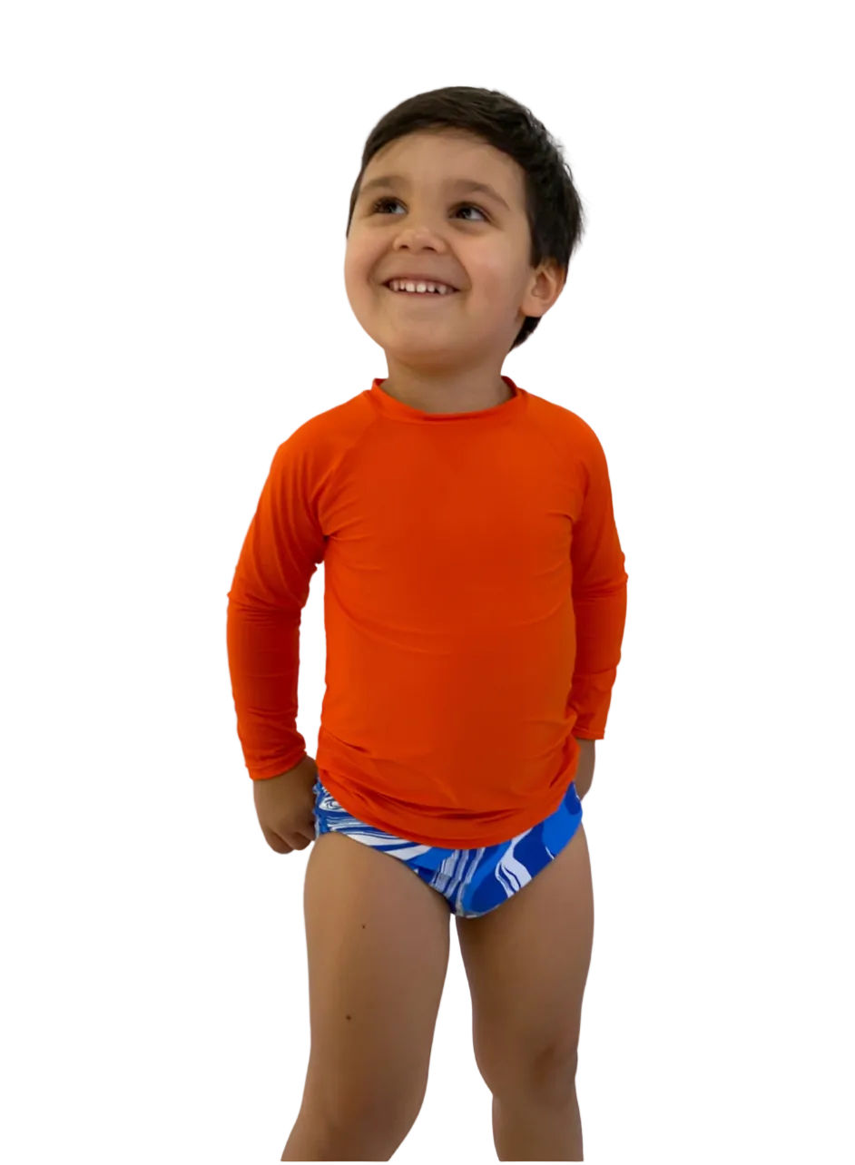 Orange UV Rashguard