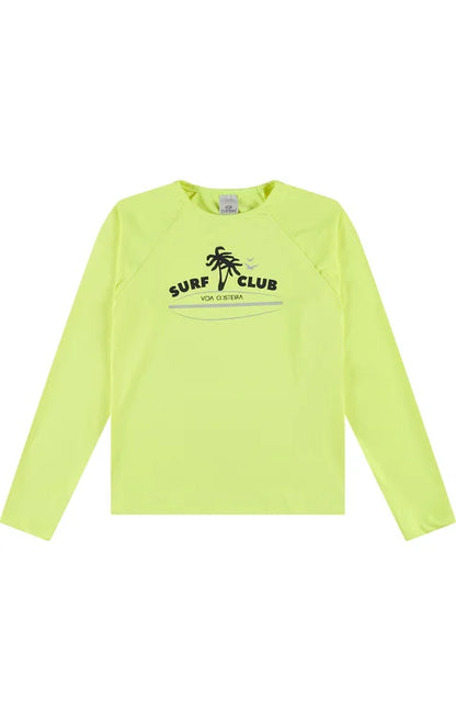 Boys Neon Yellow UV Rashguard Set